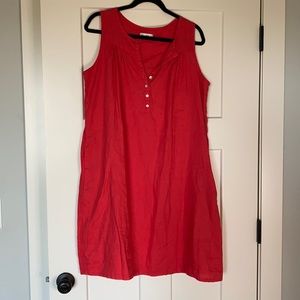 Women’s Allen Allen linen tank dress